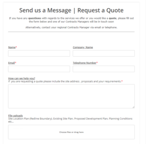 Send us a Message - Get a Quote