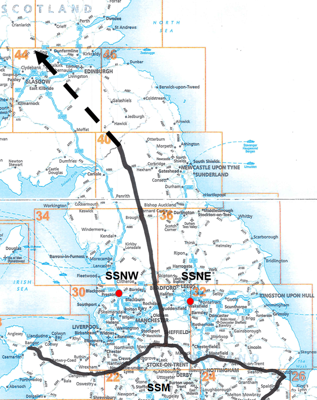 Sub Surface North East Map